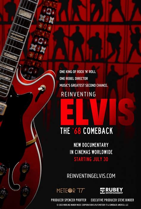 Reinventing Elvis The Comeback Film Documentaire Allocin