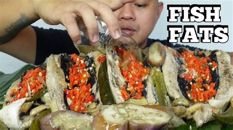 SPICY FISH FATS BANGUS BELLY MUKBANG PHILIPPINES YouTube