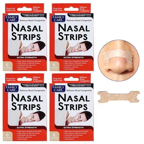 24 Breathe Right Nasal Strips Adult Kids Size Nose Band Breath Reduce ...