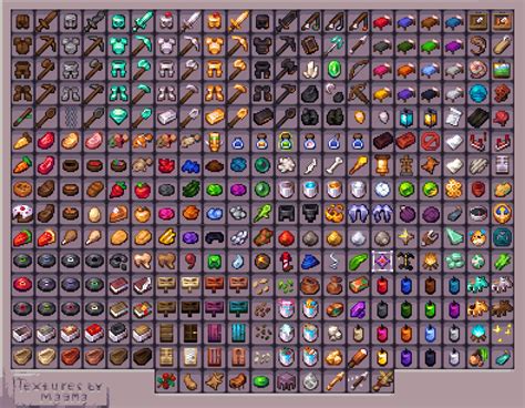 All the items for my texture pack are done! : r/Minecraft