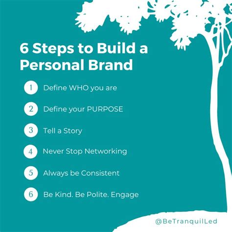 6 Steps To Build Your Personal Brand