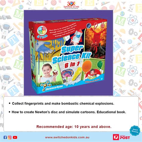 Science 4 You Super Science Kit 6 In 1 Switched On Kids