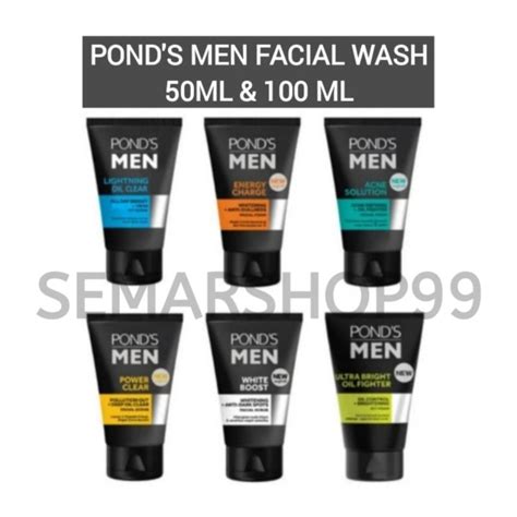 Jual Ponds Men Facial Foam 50gr 100gr Sabun Muka Pria Shopee Indonesia