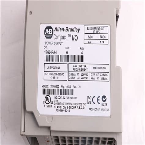 Allen Bradley Modules Pa Ab Pa Compact I O Expansion Power