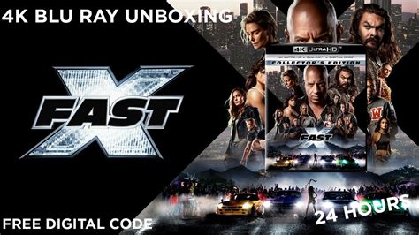 Fast X 4k Blu Ray Unboxing Free Digital Code Youtube