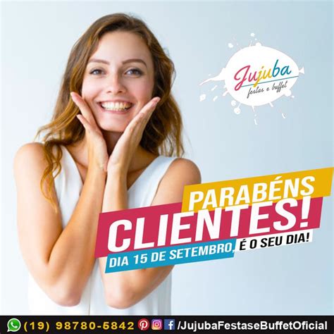 HOJE É DIA DO CLIENTE 15 de Setembro Queremos homenagear nossos