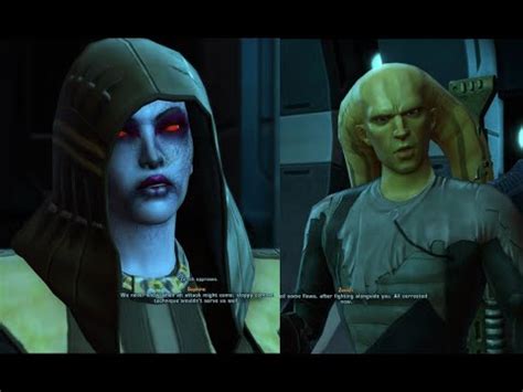 SWTOR Zenith Conversations Part 7 Jedi Consular Female Chiss