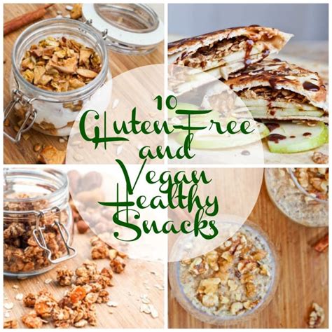 10 Healthy Vegan and Gluten Free Snack Recipes