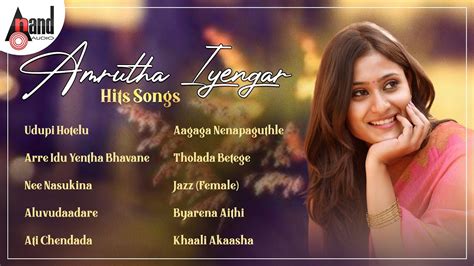 Amrutha Iyengar Hit Songs Kannada Movies Selected Songs