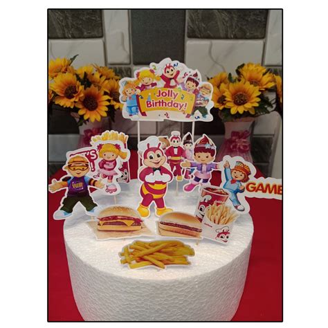 Jollibee Theme Cake Topper Shopee Philippines