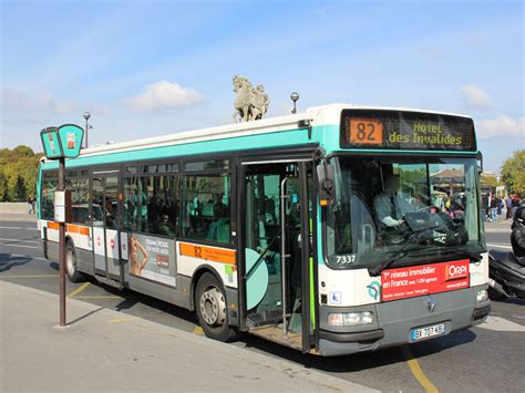 Trans Bus Phototh Que Autobus Renault Agora S Ratp Paris