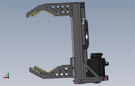 伺服抓手solidworks 2018模型图纸下载 懒石网