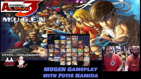 Street Fighter Alpha Mugen Versus Battles With Fotis Namida Rgc