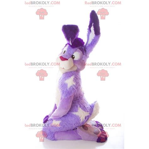 Mascota del conejo morado y blanco - Mascotas Tamaño L (175-180 CM)