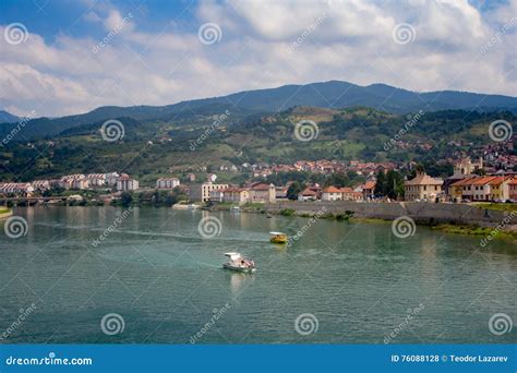 Boats Cruising Around Town on Mount Tara, Serbia Editorial Stock Photo ...