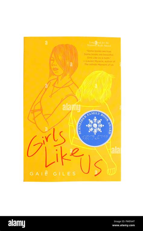 The Front Cover Of Girls Like Us By Gail Giles Photographed Against A