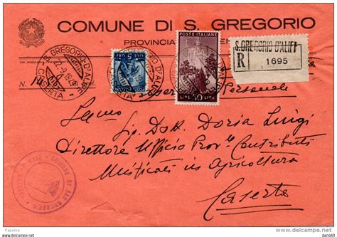 Storia Postale Lettera Raccomandata Con Annullo S