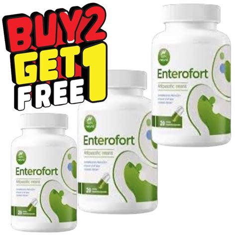 Enterofort 20 Capsules For Parasite Buy 2 Take 1 Free Promo | Lazada PH