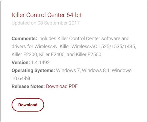 Killer Control Center