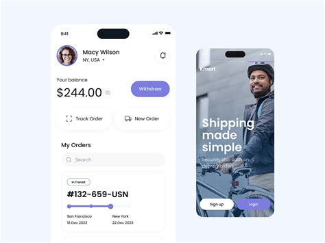 Logistics Mobile App Design Flagship Behance