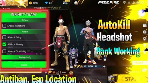 Infinity Team Injector Autokill Fly Hack Free Fire Hack OB40