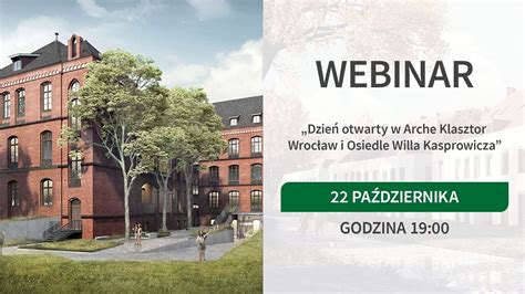 Webinar Arche Klasztor Wrocław dzień otwarty na budowie YouTube