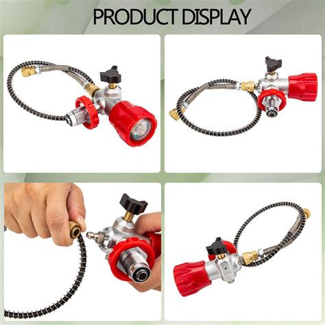 PCP Scuba Diving Valve CO2 Upgraded Filling Station For Carbon Fiber