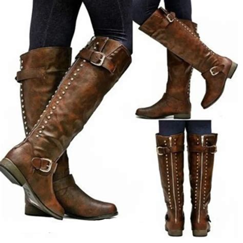 Aliexpress.com : Buy Fashion womens boots Knee High Winter Boots Soft ...