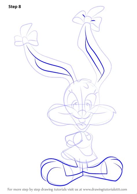 Learn How To Draw Babs Bunny From Animaniacs Animaniacs Step By Step