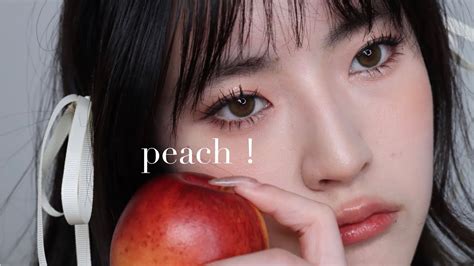 🍑 Spring Peach Makeup Tutorial ୨୧⋆｡° Youtube