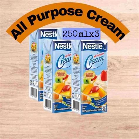 Nestle All Purpose Cream 250ml Pack Of 3 Lazada Ph