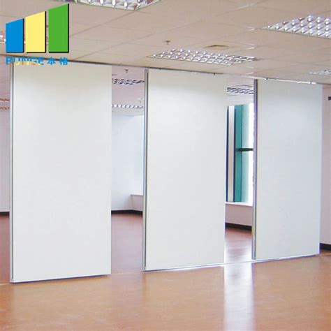 Meeting Room Operable Folding Partition Walls, Aluminum Sliding Office ...