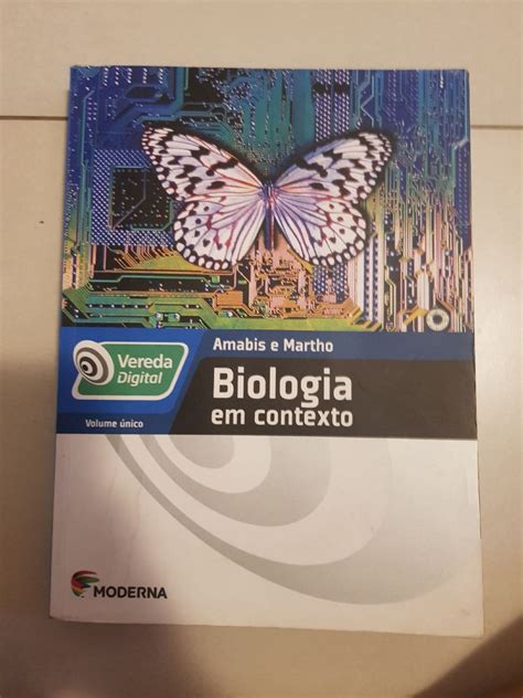 Biologia Em Contexto Volume Nico Amabis E Martho Livro Moderna