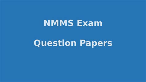 NMMS Exam Model Question Papers 2024 AP SAT MAT Andhra Pradesh NMMS Ex