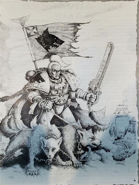 Leman Russ From Spacemarine The Original Epic Scale Game Artwork By