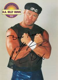 The Wrestling Fanatic Autograph Billy Gunn