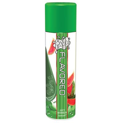 Lubricante Wet Flavored Watermelon Oz Lubricantes Base Agua Sabor