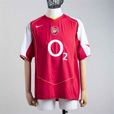 MAGLIA HOME ARSENAL HENRY 14 2004 2005