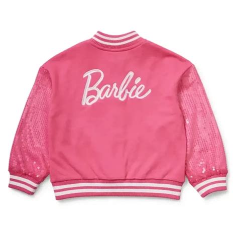 Barbie 2023 Sequin Varsity Jacket Jackets Mob