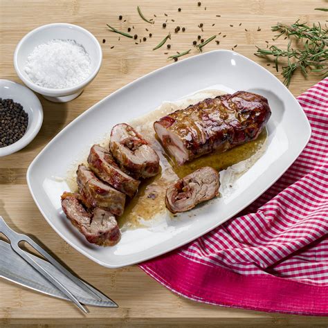 Solomillo de cerdo ibérico relleno para la cena de Navidad 2020