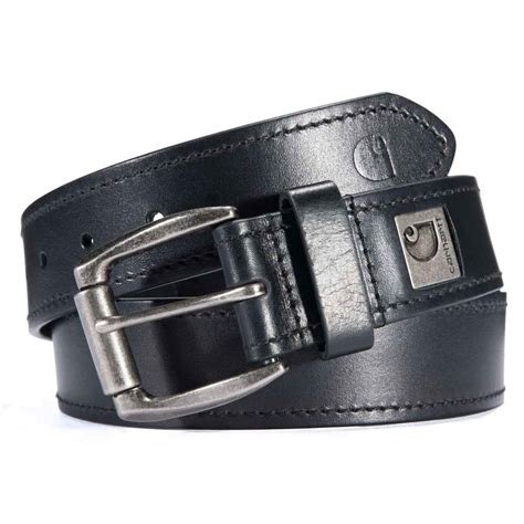 Carhartt Mens Roller Buckle Leather Belt Sportsmans Warehouse