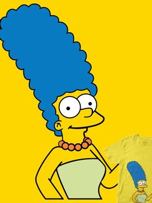 Camiseta Marge Simpson Os Simpsons Branca Compre Produtos