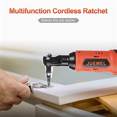 V Cordless Electric Ratchet Wrench Set With Batteries Juemel