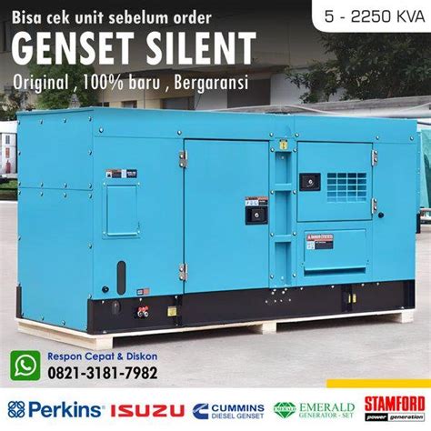 Jual Genset Cummins 200 Kva 150 Kva 100 Kva 300 Kva Murah