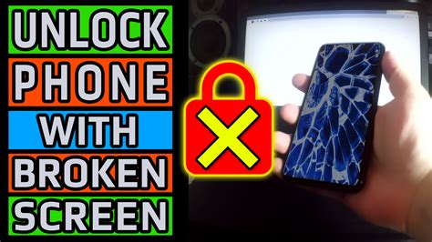 How To Unlock Android Phone With Broken Cracked Flickering