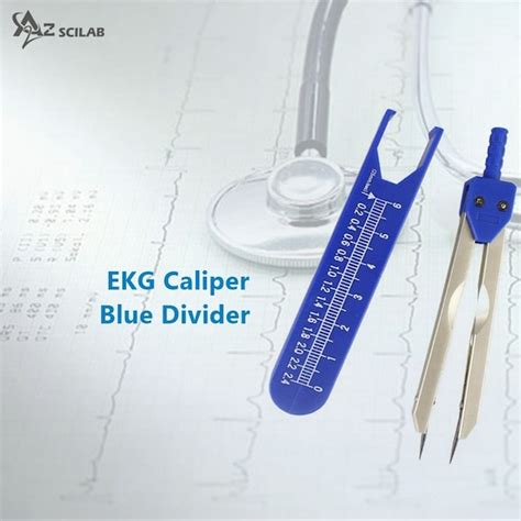 EKG ECG Caliper Electrocardiogram Divider Blue 59 OFF