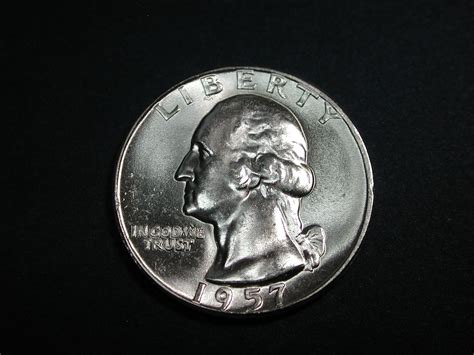 1957 Washington Quarter NICE BLAST WHITE For Sale Buy Now Online