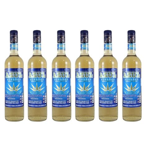 Pack De 6 Licor De Agave Azul Extremo 1 L Azul Extremo 1 L Walmart En