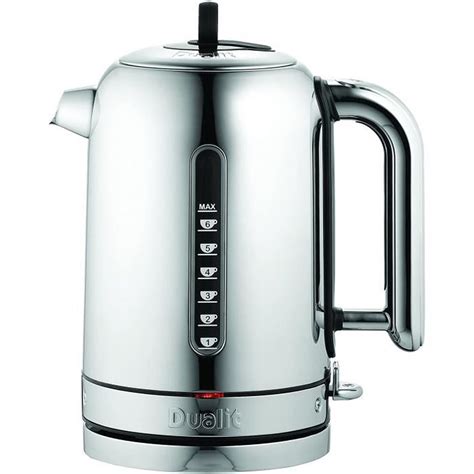 Dualit Bouilloire Electrique Inox Classique Bouilloire Silencieuse