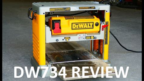 Dewalt Dw734 Planer Reviewunboxing Youtube